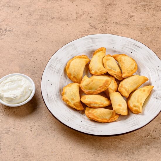 Вареники жаренные