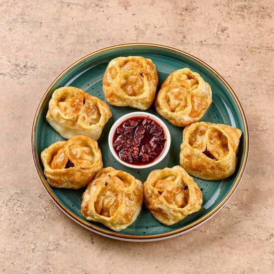Манты с руб.мясом жареные 7 шт