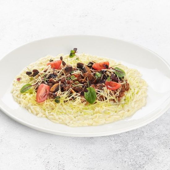 Паста ОРЗО с мясным рагу