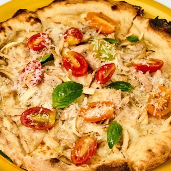 Chicken Mushroom Pizza