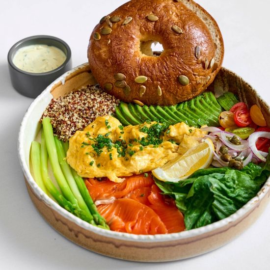 Quinoa Breakfast Plate