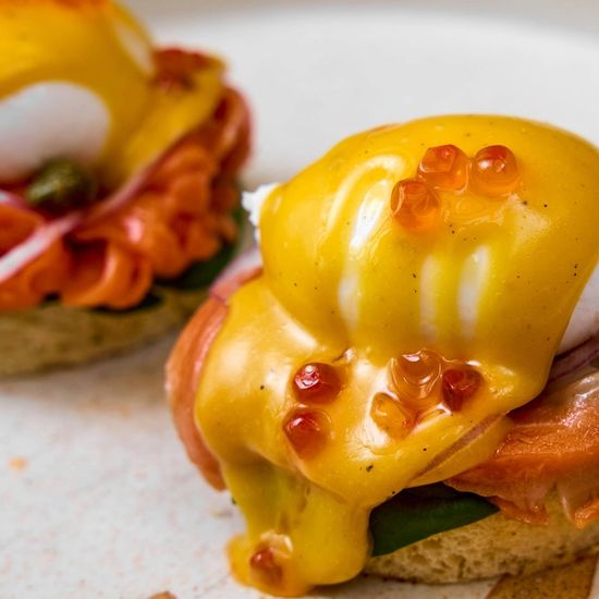 Eggs Benedict with Salmon
