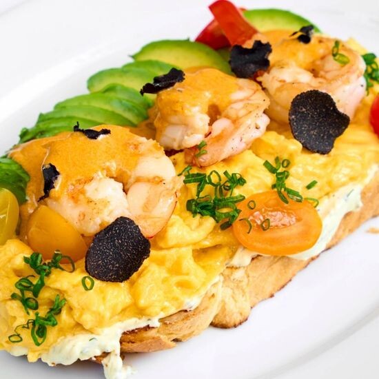 Shrimp & Avocado Toast
