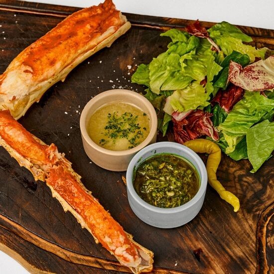 Grilled King Crab