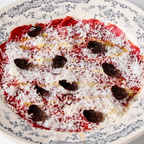 Beef Carpaccio with Parmesan and Truffle