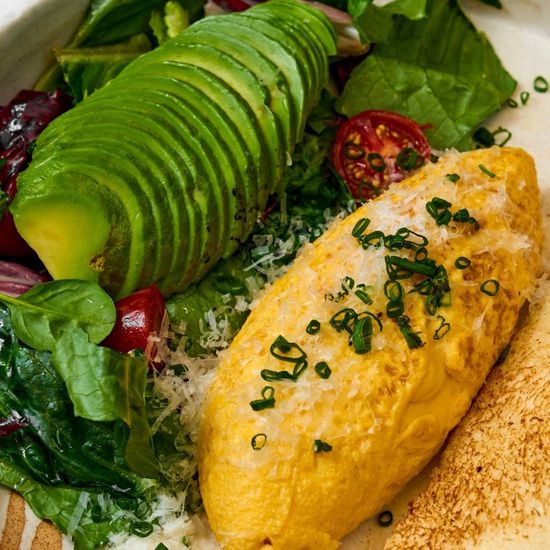 French Omelette with Cheese