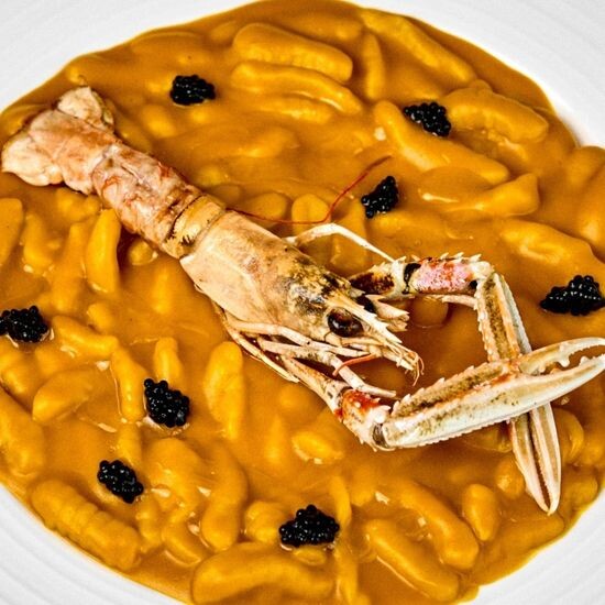 Pumpkin Gnocchi with Langoustine