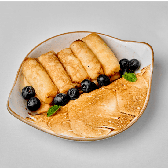 Mini Pancakes with Cottage Cheese