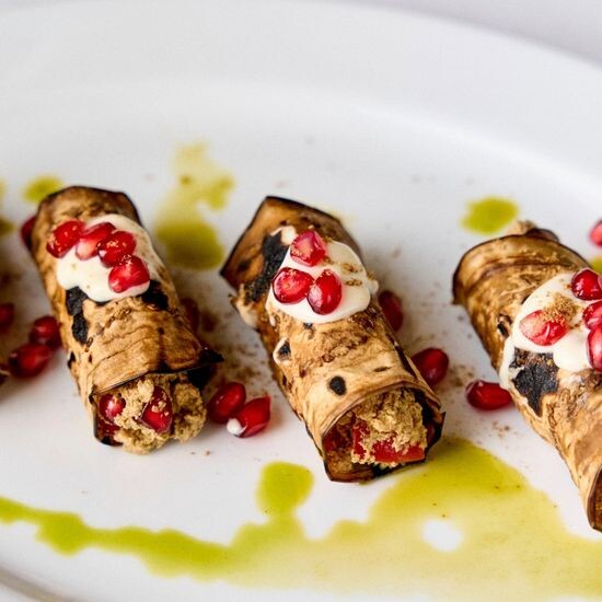 2.Eggplant Roll with Walnut
