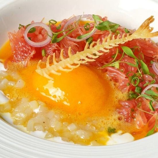 Pomelo Salad with Prawn and Scallop