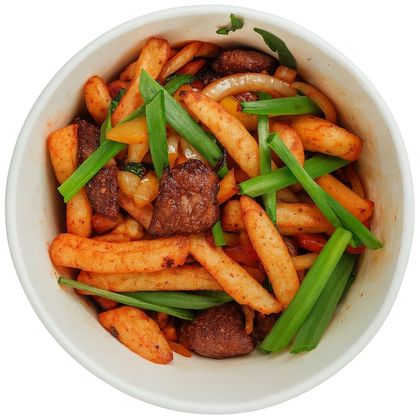 Фри с мясом