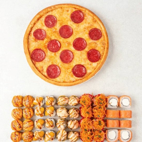 Сет Алатау(40 шт + пепперони + Coca Cola 1L)