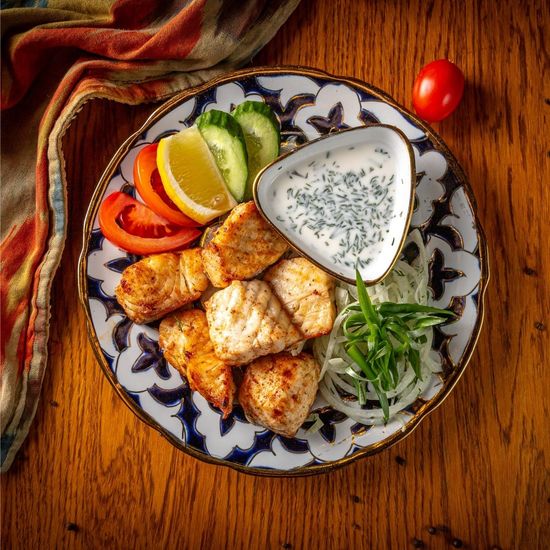 ШАШЛЫК ИЗ ОСЕТРИНЫ АФ