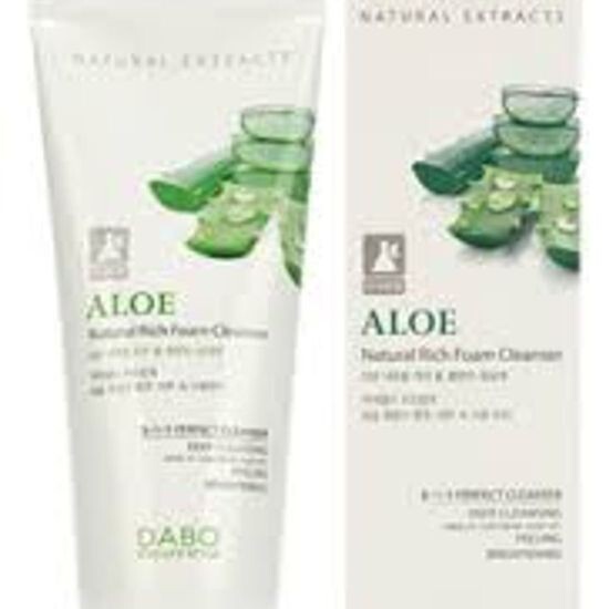 DABO Natural Rich Foam Cleanser Aloe