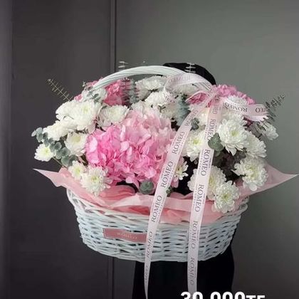 Букет с добавлением белой розы❤️