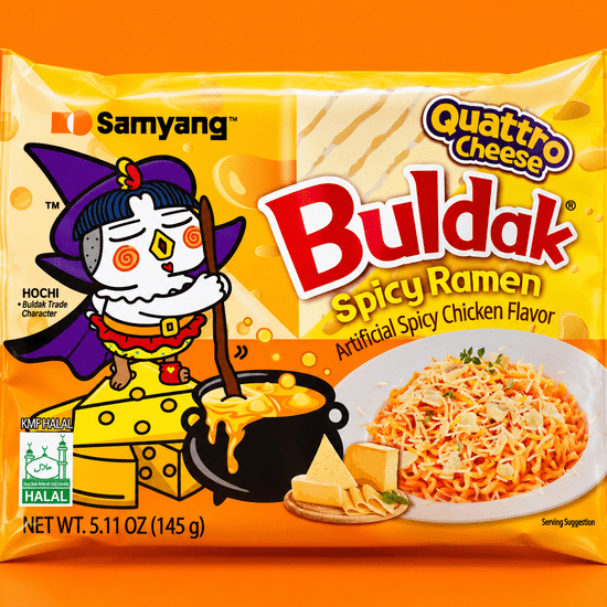 Buldak quatro cheese