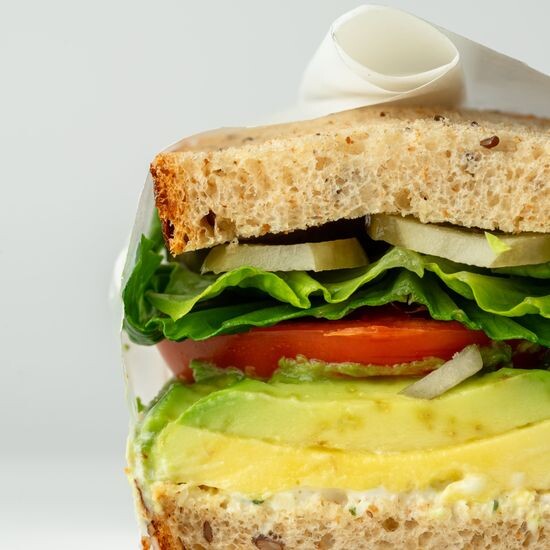 Avocado Veggie Sandwich