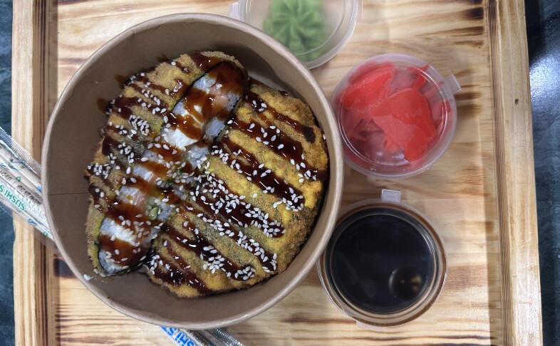 Суши бургер