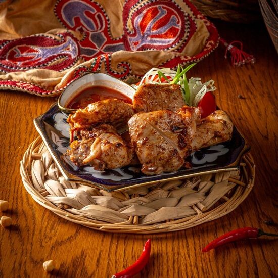 ШАШЛЫК ИЗ ОСЕТРИНЫ