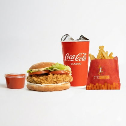 Комбо Чытыр Бургер Large