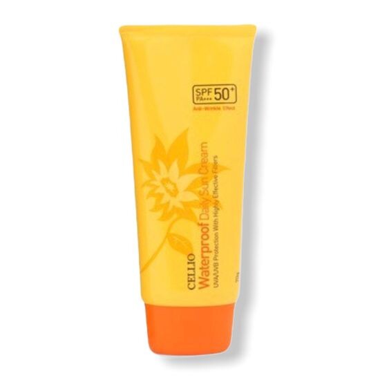 Cellio Солнцезащитный Крем Водостойкий Snail Whitening Sun Cream Waterproof SPF 50