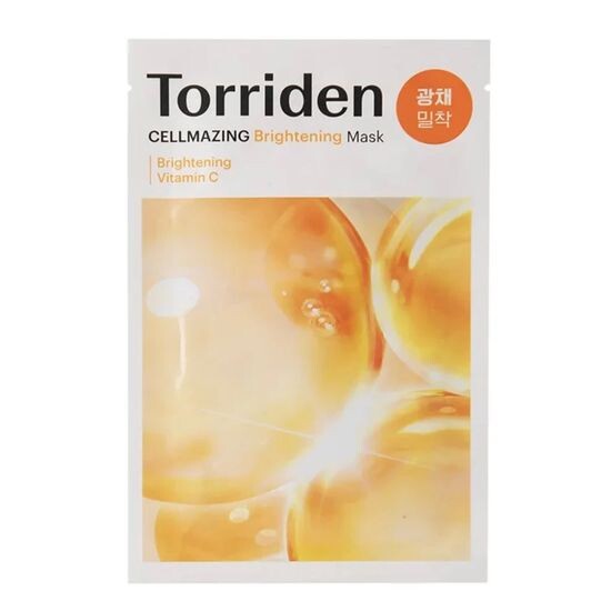 Тканевая маска для сияния кожи с витамином С Torriden Cellmazing Brightening Mask