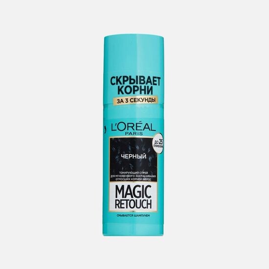 Тонирующий спрей для волос черный L'Oreal Paris Magic Retouch