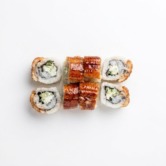 Eel rolls (sushi)