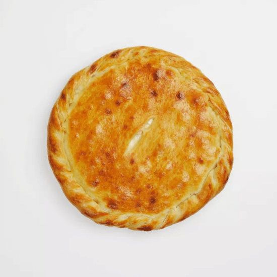 Пирог с копчёной курицей и грибами