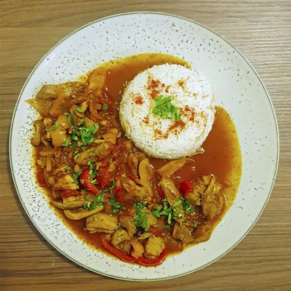 Жареная Паприка С Курицей