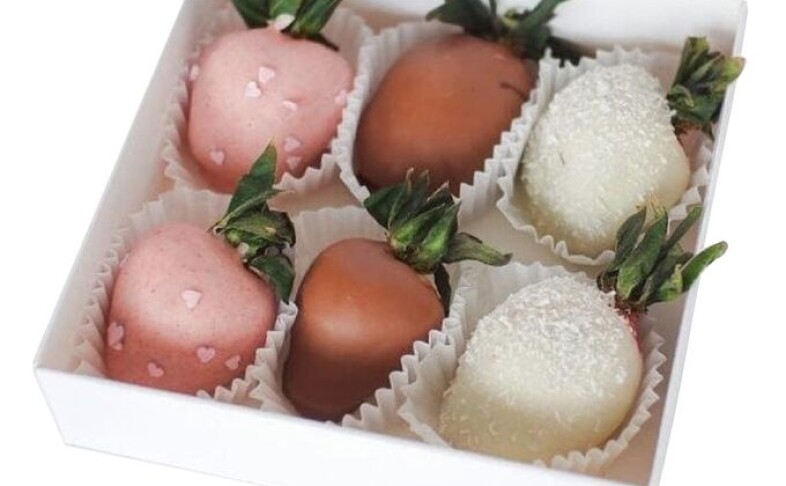 Клубника в шоколаде 6 шт