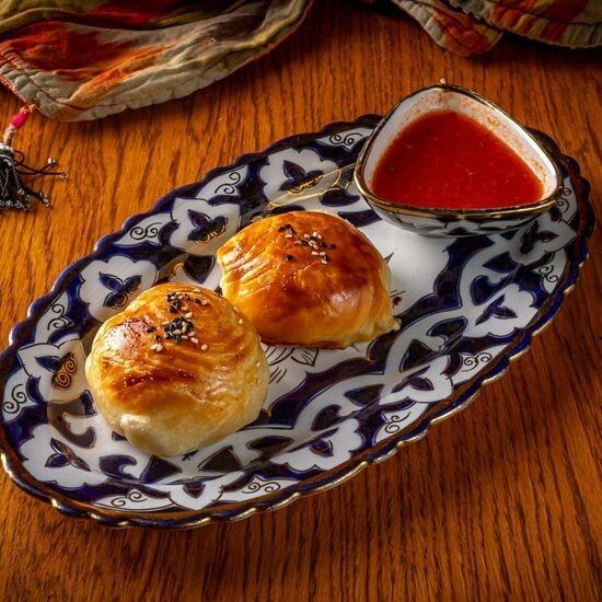 САМСА ИЗ  КУРИЦЫ С СЫРОМ