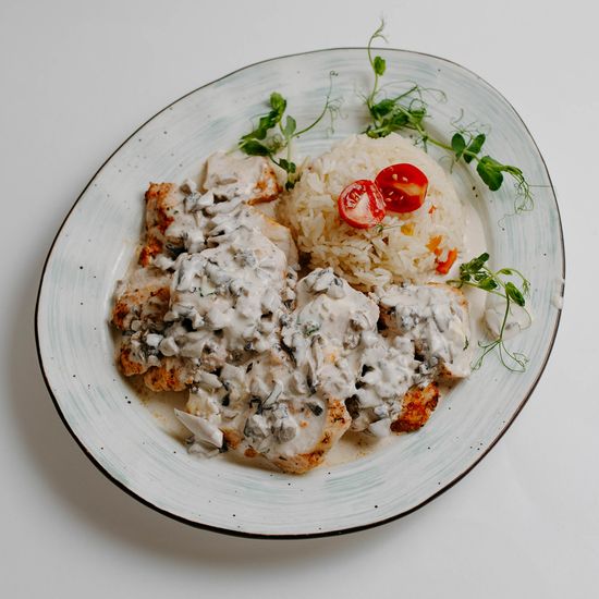 Куриный рулет со шпинатом