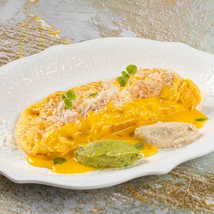 Омлет с ветчиной и сыром