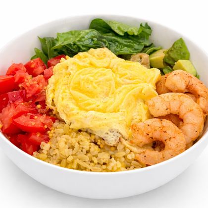 Боул с креветками