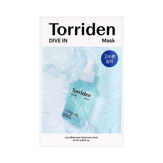 Тканевая маска для глубокого увлажнения Torriden DIVE IN Low Molecular Hyaluronic Acid Mask