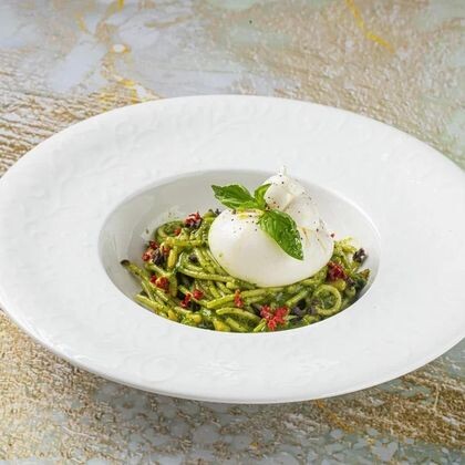 СПАГЕТТИ В СОУСЕ ПЕСТО