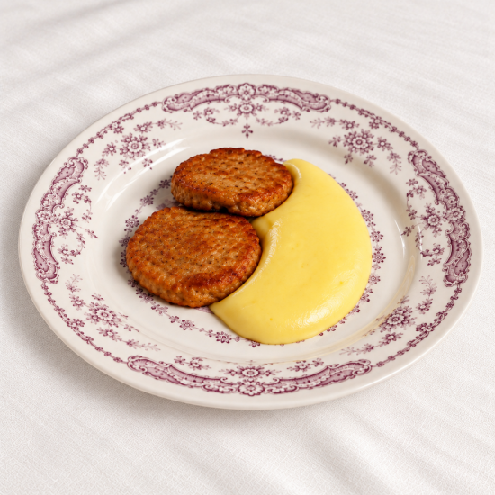 Kids Chicken Cutlets, Mash Potato