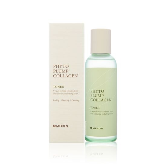 Успокаивающий веганский тоник с фитоколлагеном Mizon Phyto Plump Collagen Toner