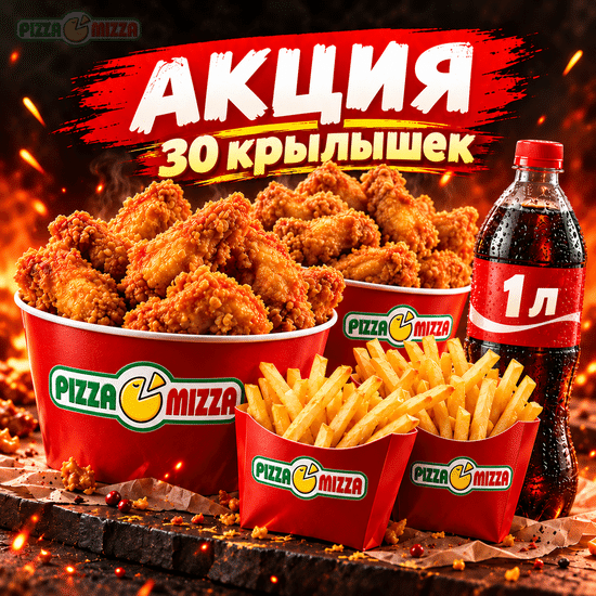 Акция 30 крылышек