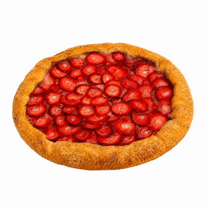 Галета с клубникой