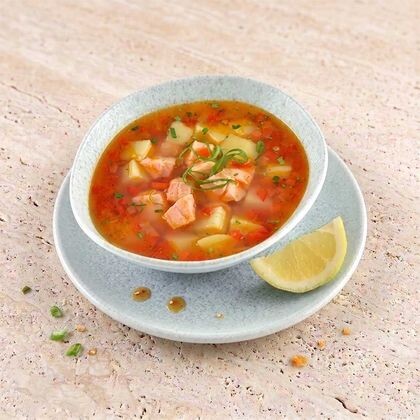 Salmon soup