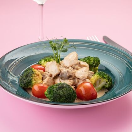 ФИЛЕ КУРИЦЫ С ГРИБАМИ