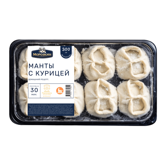 Манты с курицей "Морозкин"
