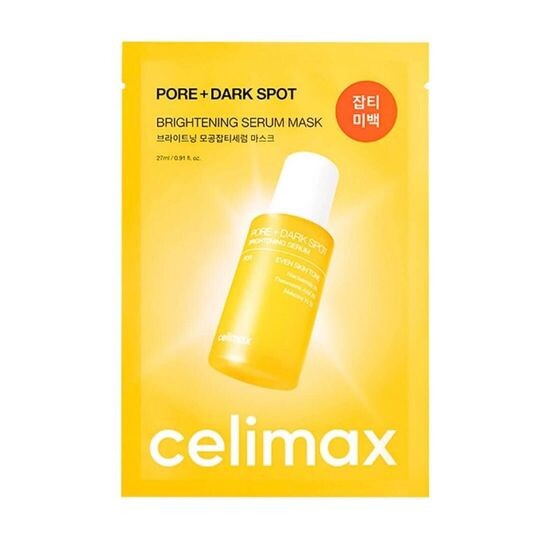 Маска для выравнивания тона и рельефа кожи Celimax Pore+Dark Spot Brightening Serum Mask