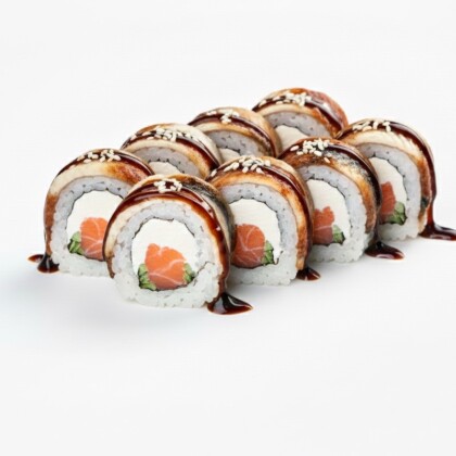 «Дракон с лососем» 8шт