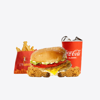 Дабл Чикен гриль бургер бокс