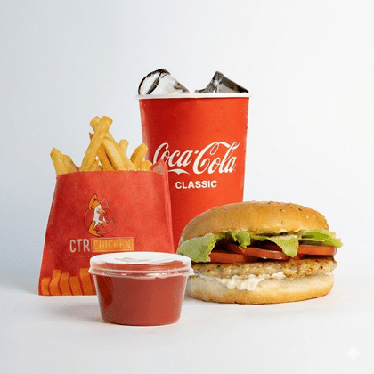 Комбо Чикен гриль бургер