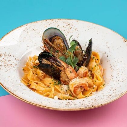 ПАСТА С МОРЕПРОДУКТАМИ