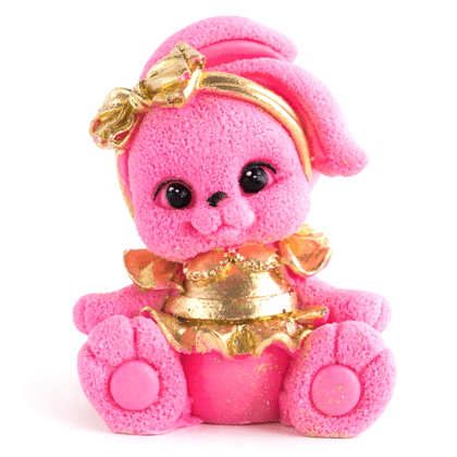 "Зайчик розовый большой с бантиком" для оформления